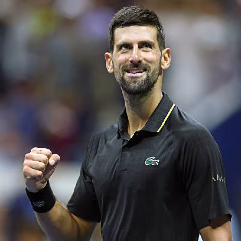 Djokovic, the oldest tennis player to achieve a spectacular feat at Grand Slams. Photo: Getty