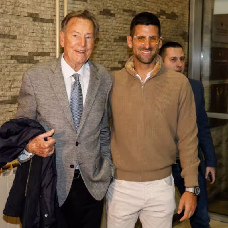 Djokovic's poignant message about Pilic: "I feel a great emptiness and sadness." Photo: Getty