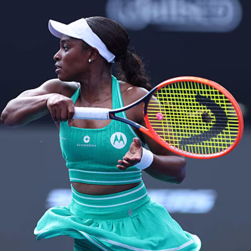 Sloane Stephens loses in Guadalajara. Photo: Getty Images.