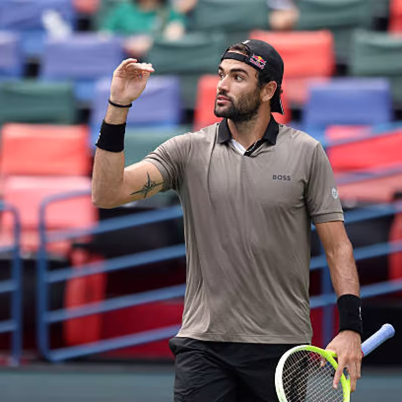 Berrettini calls for rules against the heat: "People don't understand how different it is to play the same tournament with five degrees less or more." Photo: Gettyimages