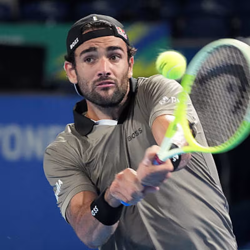 ATP Stockholm 2025: Berrettini wins Italian derby against Zeppieri. Photo: Gettyimages