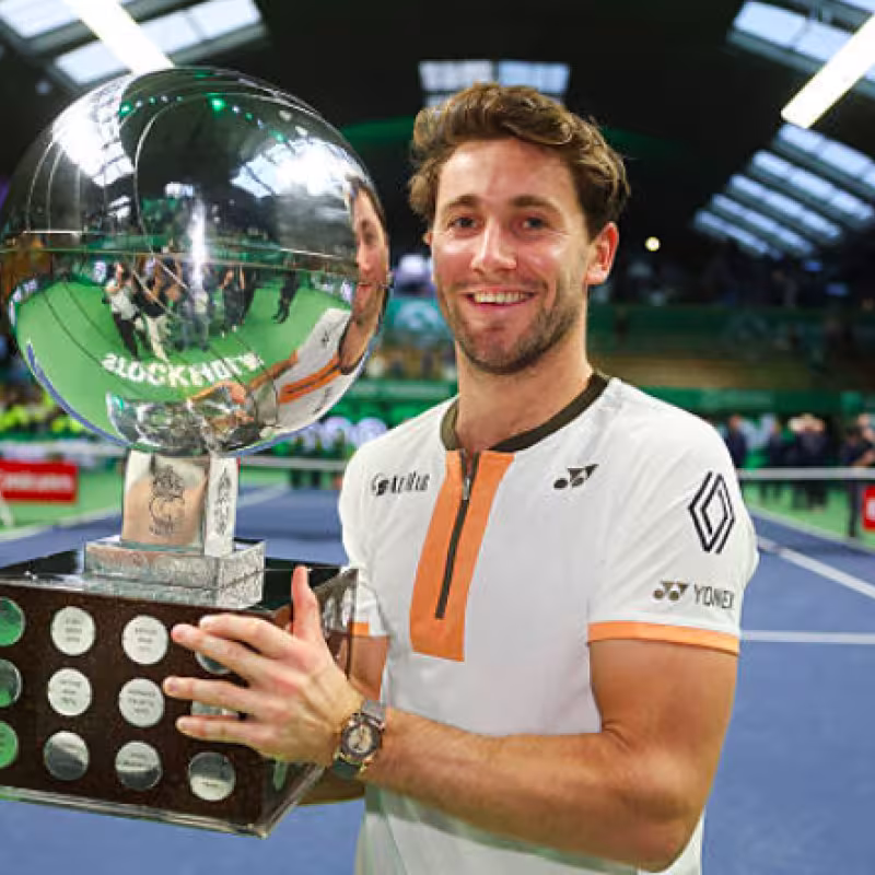 Casper Ruud approaches the top 10. Source: Getty