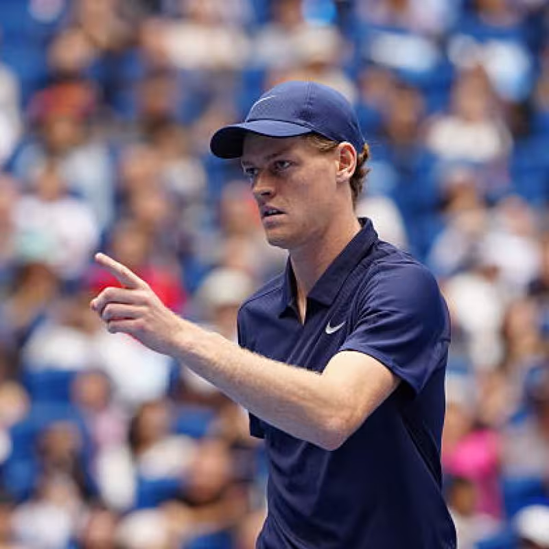 These are the data confirming Sinner's dominance on hard court. Photo: Getty Images.