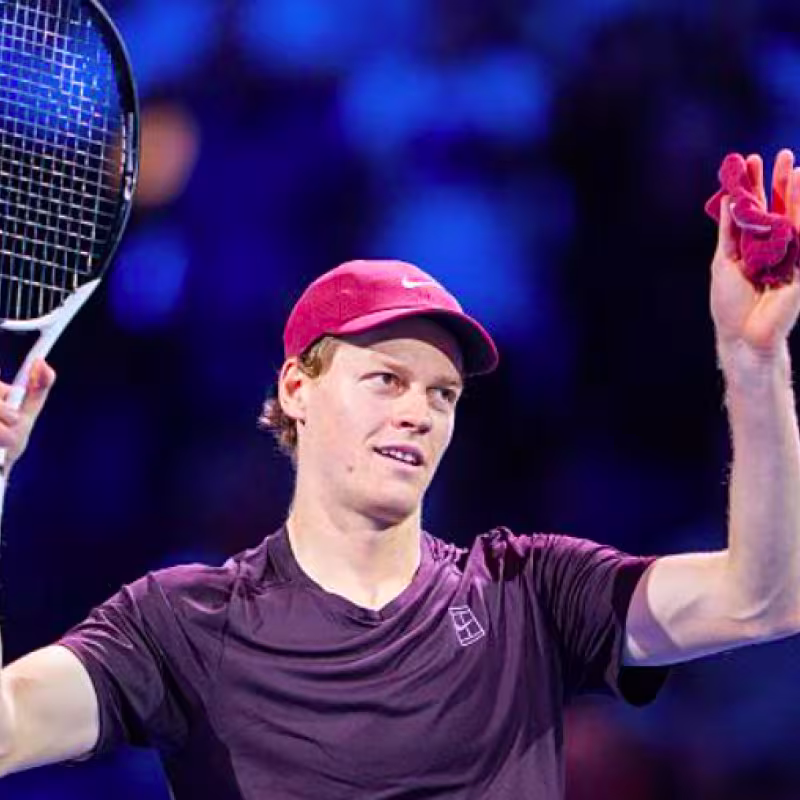 Jannik Sinner analyzes his perfect match against Altmaier. Source: Getty