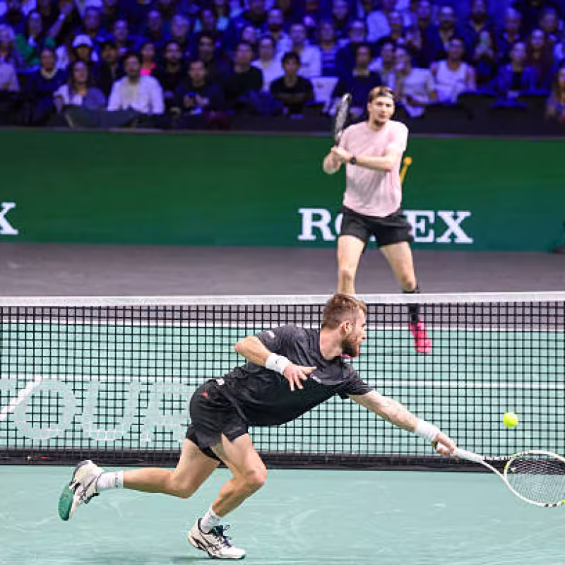 Moutet does not bite his tongue and responds to Bublik: "He likes to make fun of other players." Photo: Getty Images