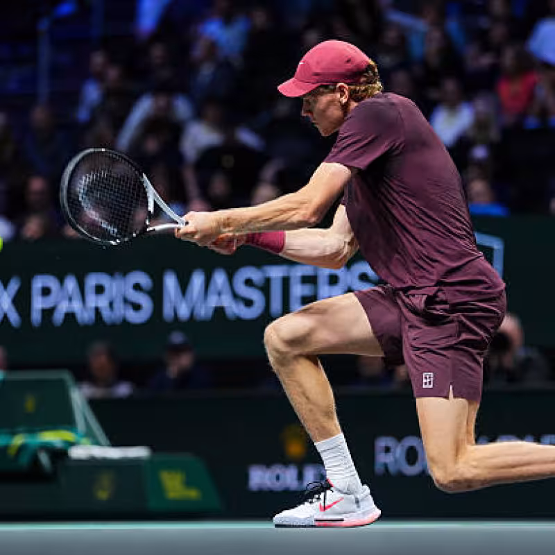Sinner and a brutal statistic of consistency that equals Djokovic. Photo: Getty Images