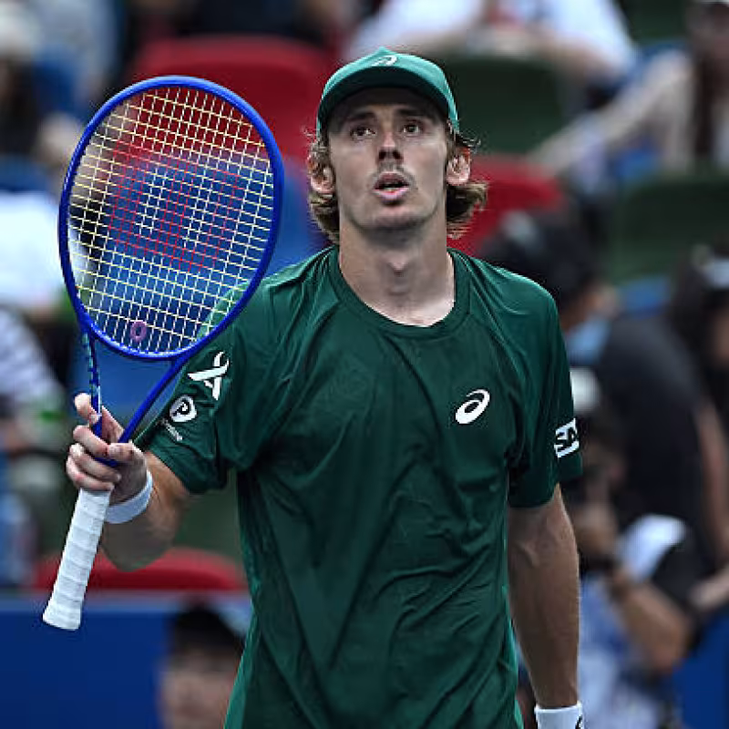Alex de Minaur, aspirations in Shanghai. Photo: gettyimages