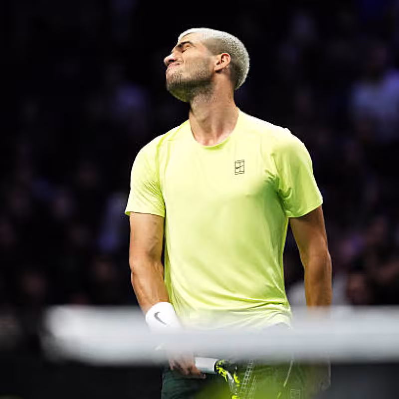 Carlos Alcaraz loses to Norrie in Paris. Photo: gettyimages