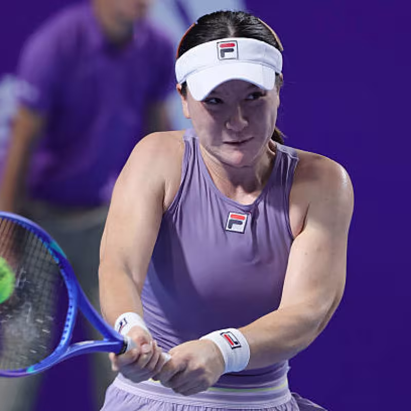 WTA 250 Chennai 2025 Draw: Lulu Sun will seek to continue her streak. Photo: Getty