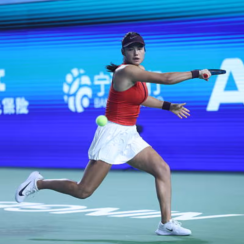 Emma Raducanu, end of season. Photo: gettyimages