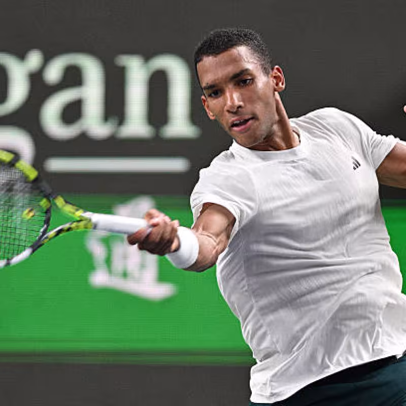 Félix Auger-Aliassime in Shanghai 2025. Photo: gettyimages