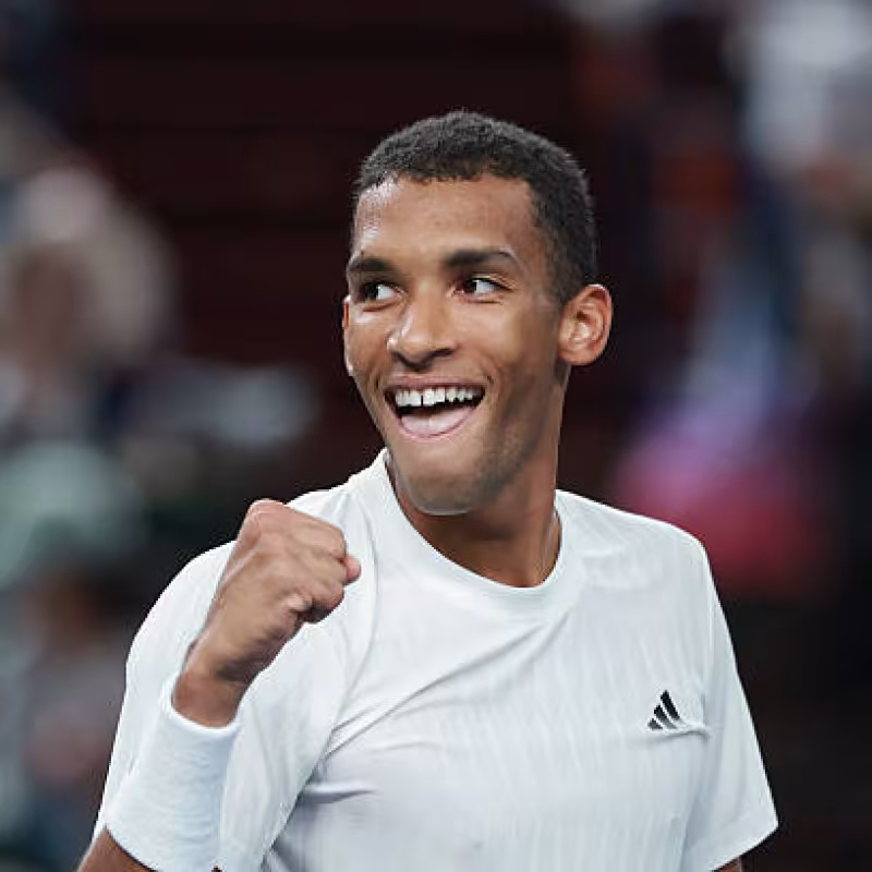 Felix Auger-Aliassime at ATP Shanghai 2025. Photo: Getty