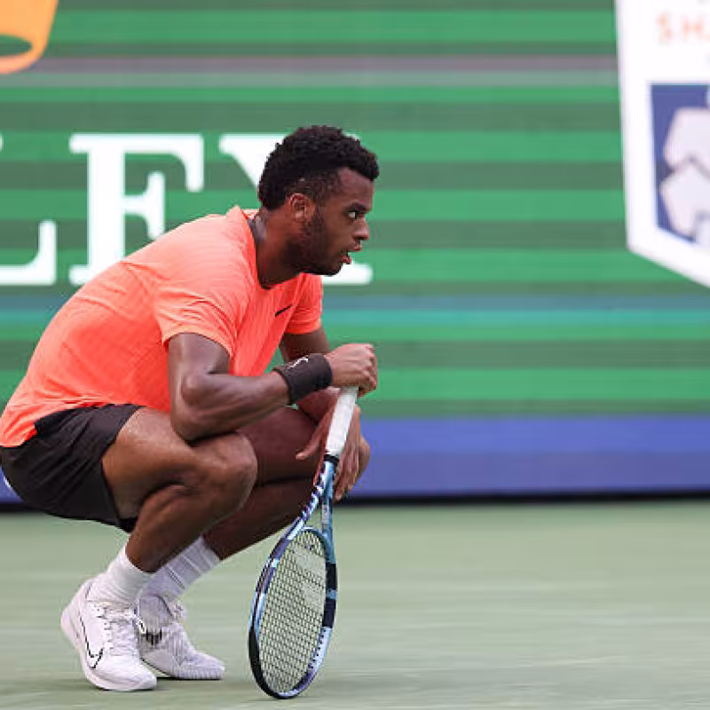 Mpetshi Perricard: "I thought I was dying on the court, the conditions are very tough." Photo: Getty