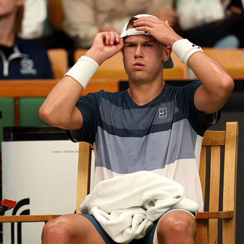 Holger Rune, recovery. Photo: gettyimages