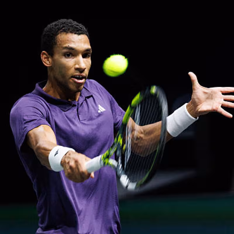 Félix Auger-Aliassime, schedule where to watch semifinals. Photo: gettyimages