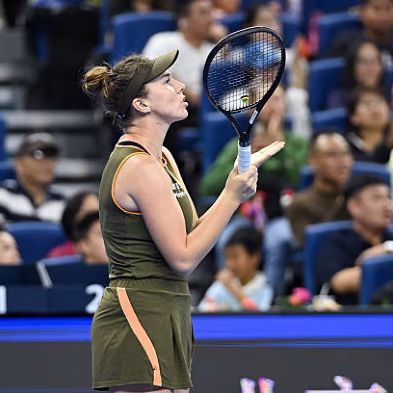 Linda Noskova, difference among the best. Photo: gettyimages