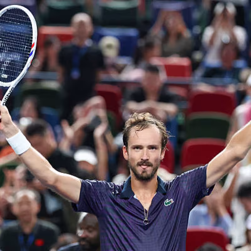 Will the new Daniil Medvedev be able to break his title drought in Almaty? Source: Getty