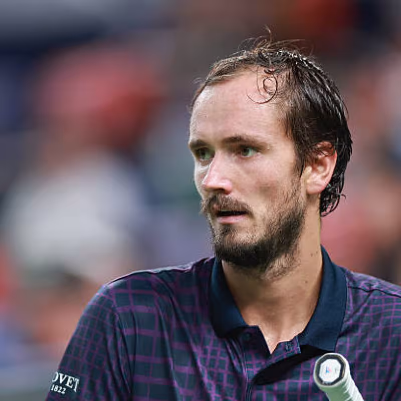 Daniil Medvedev has not yet opened his trophy cabinet in 2025. Source: Getty