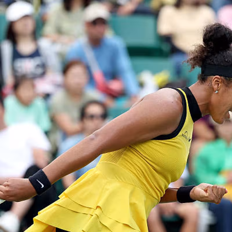 Naomi Osaka, in Osaka tournament. Photo: gettyimages