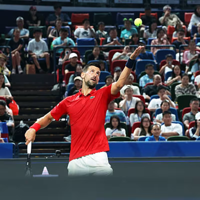 Sunday, October 5th Order of Play at ATP Shanghai 2025: Djokovic in the third slot. Photo: Getty