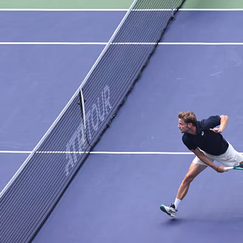 Slow courts at the Shanghai tournament. Photo: gettyimages