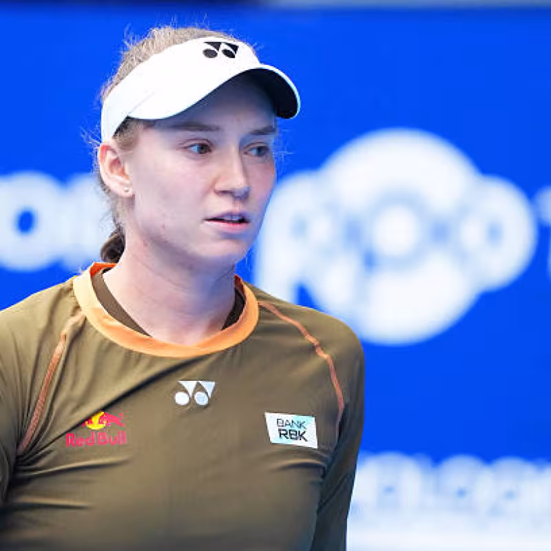 Elena Rybakina, just one win away from the WTA Finals.