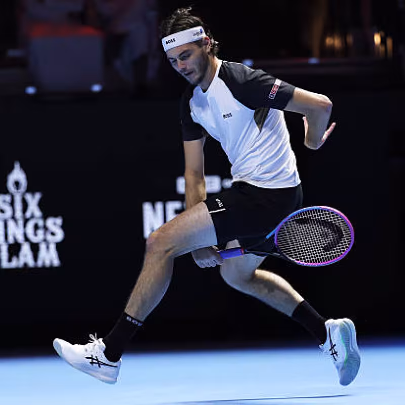 Fritz takes third place in the Six Kings Slam due to Djokovic's withdrawal. Photo: Getty