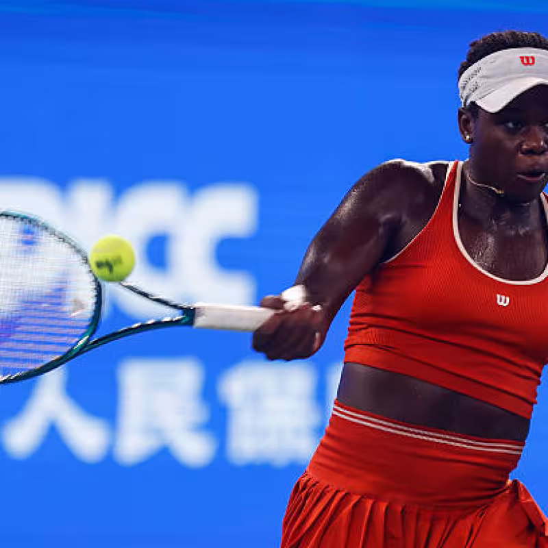 Victoria Mboko loses in Wuhan. Photo: gettyimages