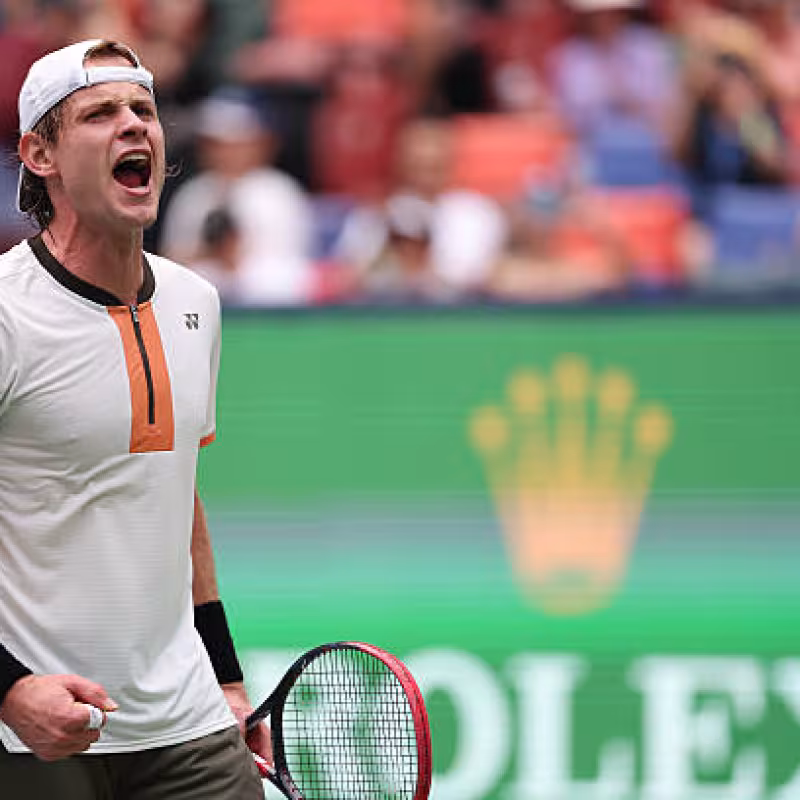 Zizou Bergs, possible opponent of Djokovic in Shanghai. Photo: gettyimages.