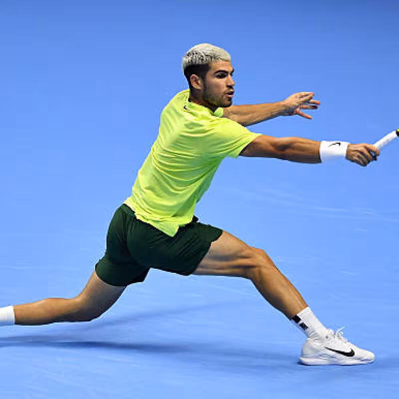 Alcaraz and the reason why he plays exhibitions: "You just have to maintain concentration, warm up, and train a little just for one match." Photo: Gettyimages