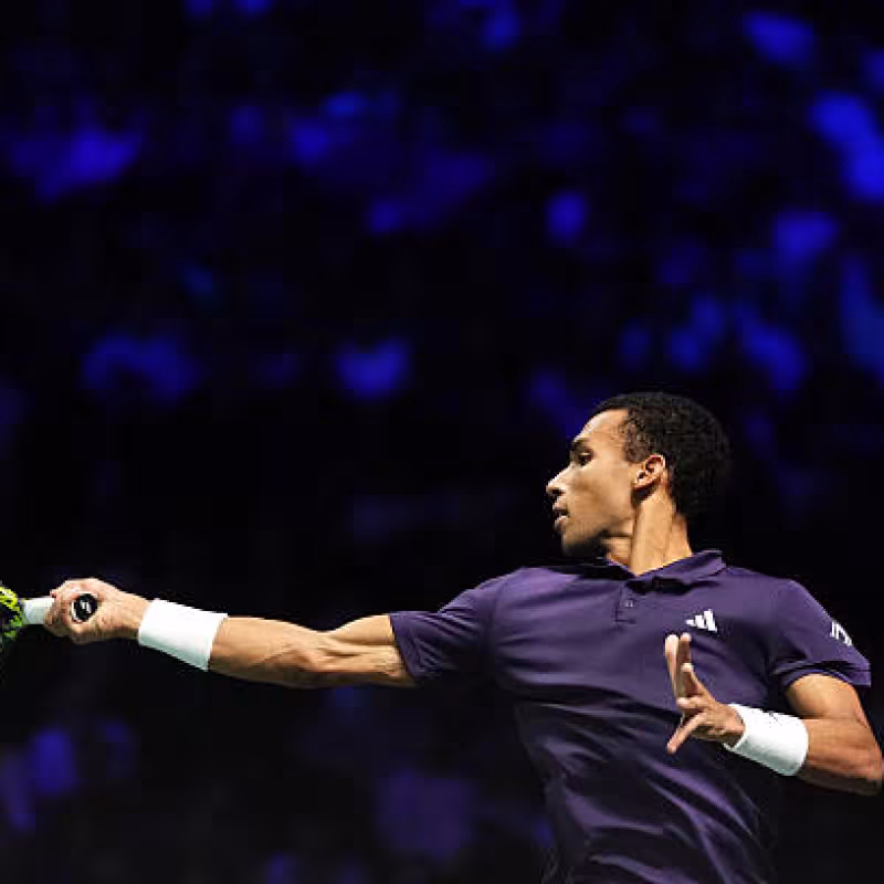 Aliassime is not afraid of Sinner: "Sometimes he is unstoppable, but he is not invincible." Photo: Gettyimages
