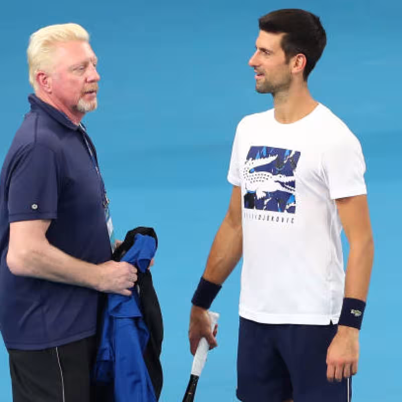 Becker on Djokovic: "If he plays two more years, he will become the most popular tennis player of all time." Photo: Gettyimages