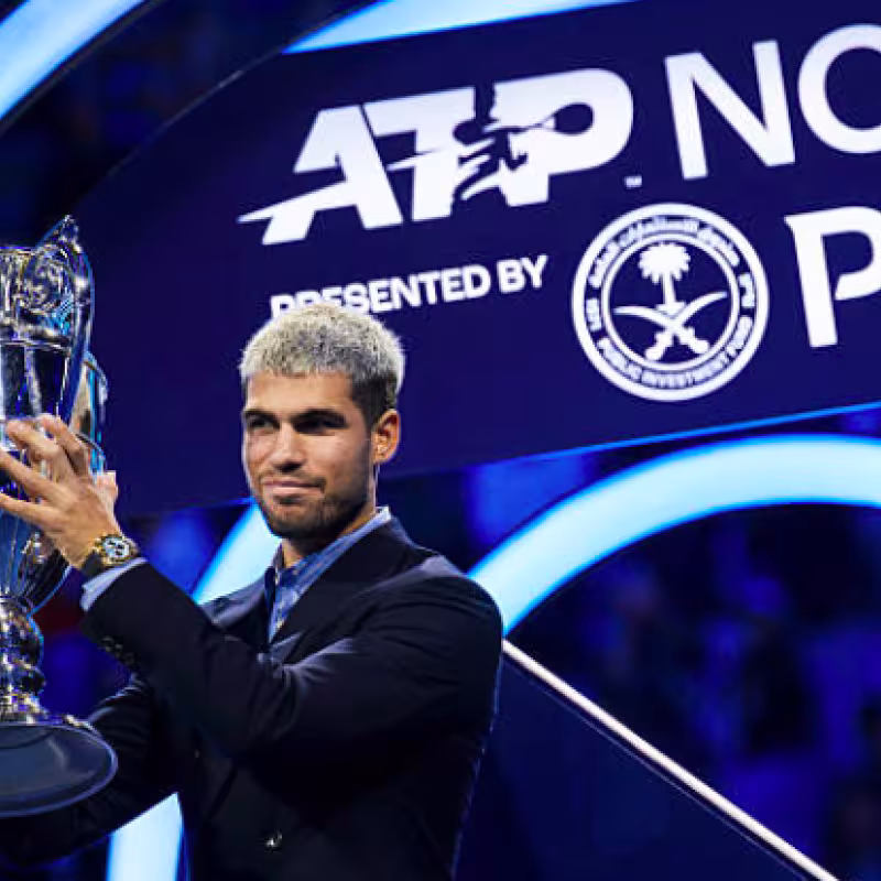 Carlos Alcaraz talks about how many Grand Slams he wants to win. Source: Getty