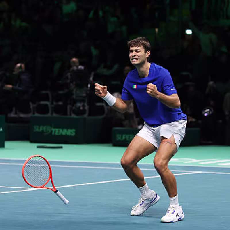 Munar falls with honors against Cobolli and Italy wins its third consecutive Davis Cup. Photo: Gettyimages