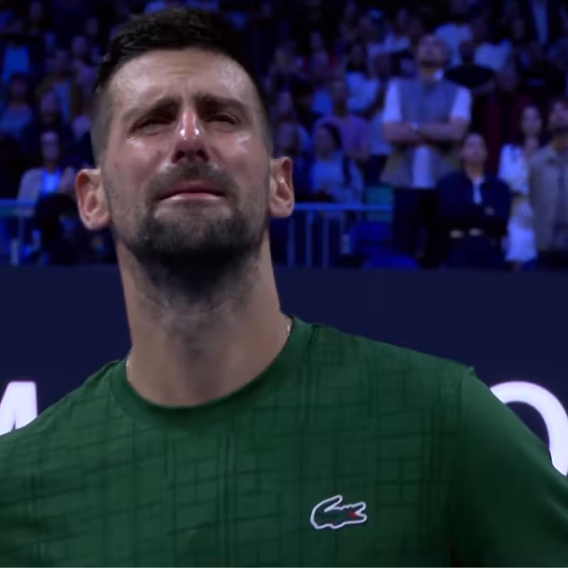 Djokovic breaks down in tears after remembering Nikola Pilic: "I wouldn't be who I am without him". Photo: X