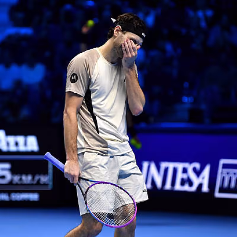 Fritz, after his elimination from the ATP Finals: "Right now I am very upset." Photo: Gettyimages