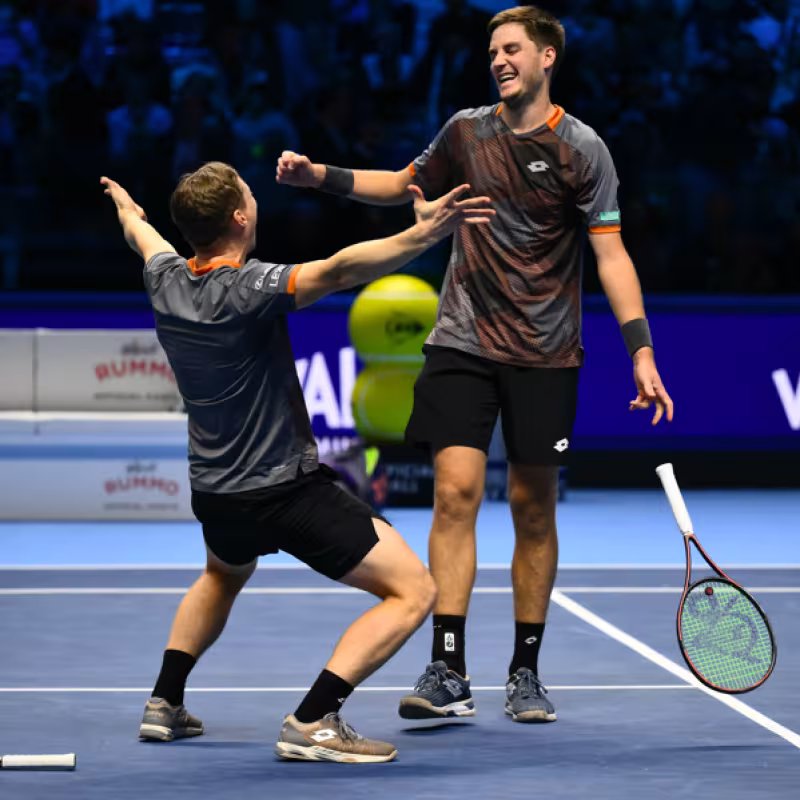 Harri Heliovaara and Henry Patten are the masters of 2025. Source: Getty