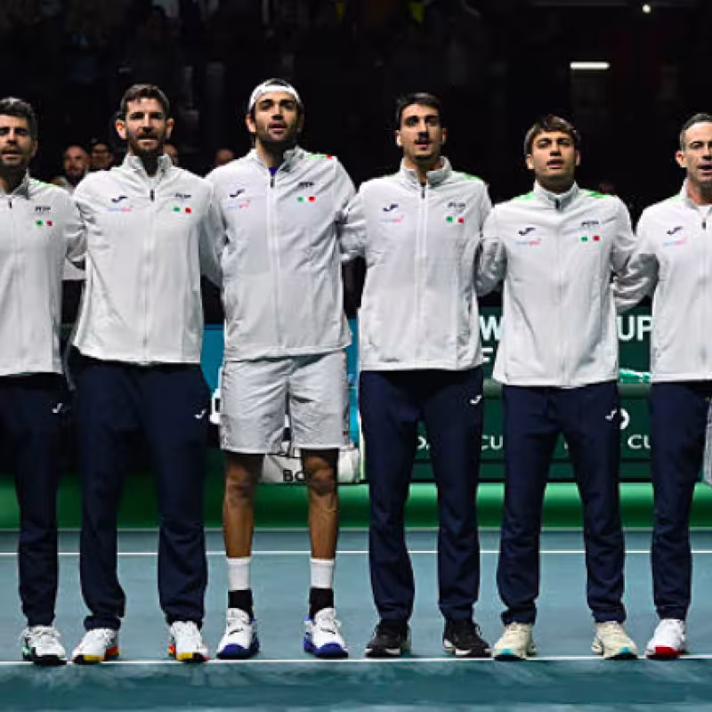Italy reaches its third consecutive Davis Cup final. Source: Getty
