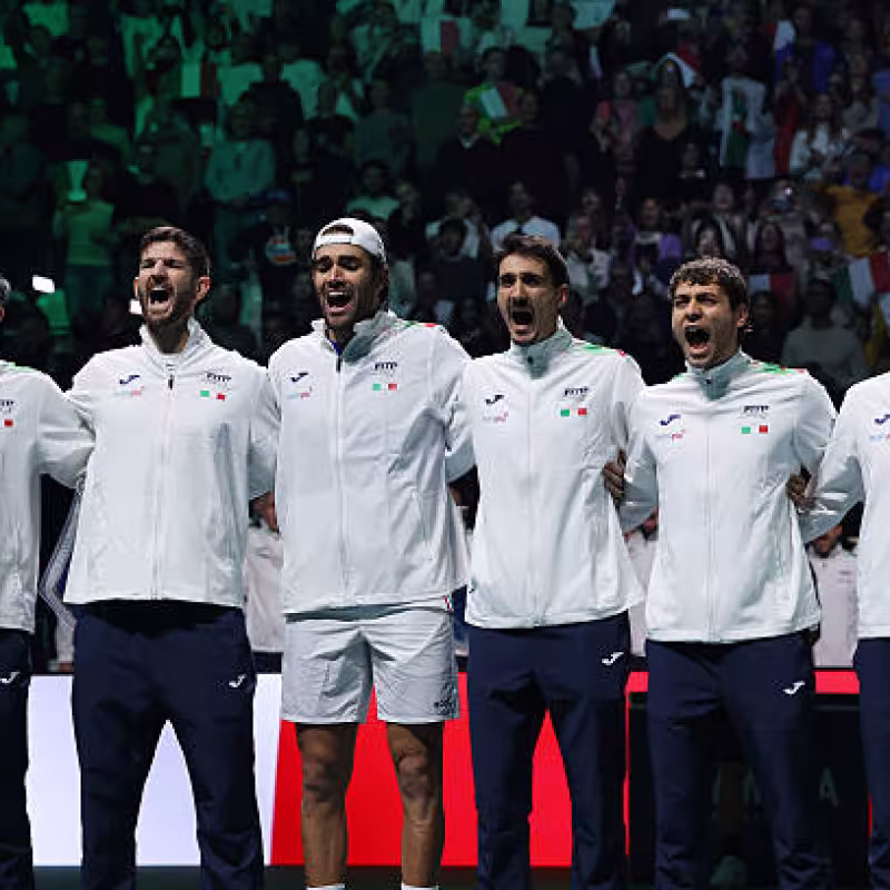 Italy Ends 53-Year Drought by Winning Three Consecutive Davis Cups. Photo: Gettyimages