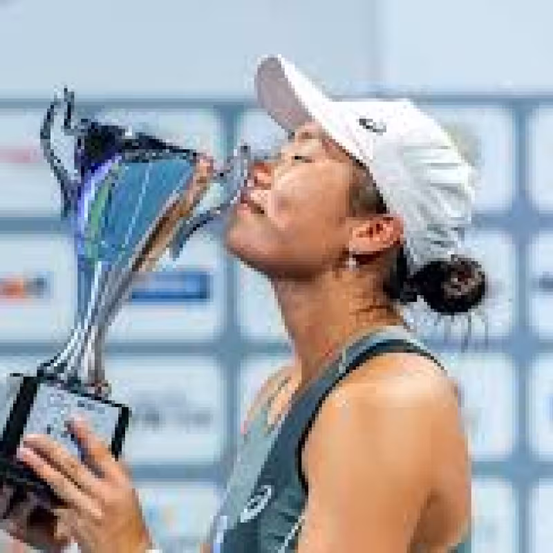 Janice Tjen, the Indonesian miracle. Source: Getty