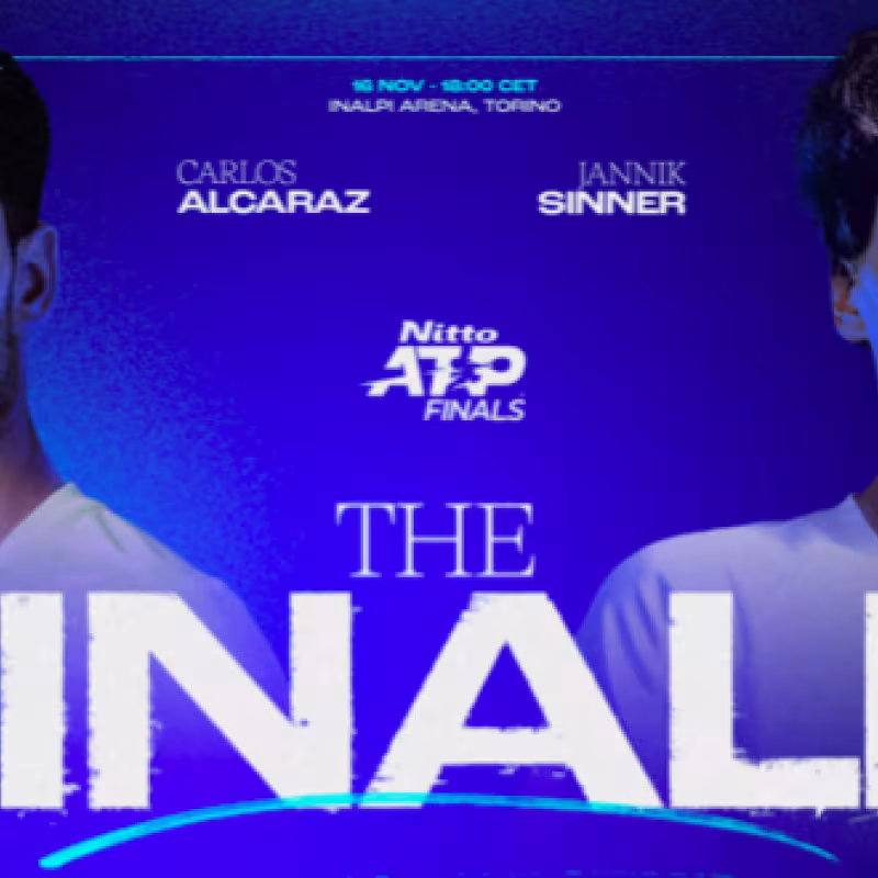 Jannik Sinner and Carlos Alcaraz, six finals played in 2025. Source: ATP