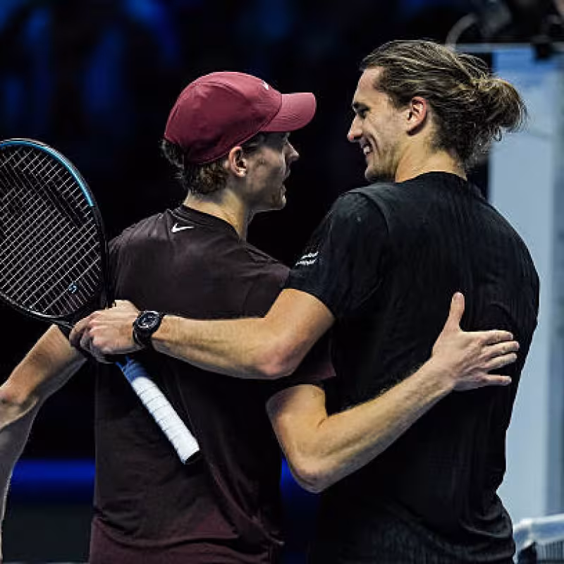 Sinner and Zverev meet even on vacation: they coincided on a plane en route to the Maldives. Photo: Gettyimages