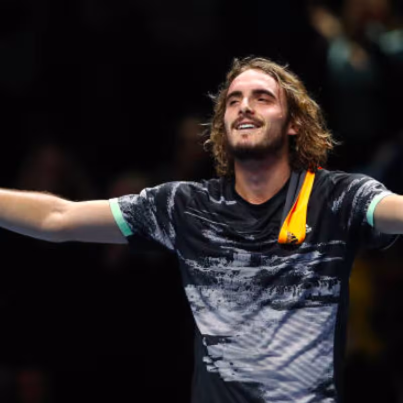 Stefanos Tsitsipas recalls the most important day of his career. Source: Getty