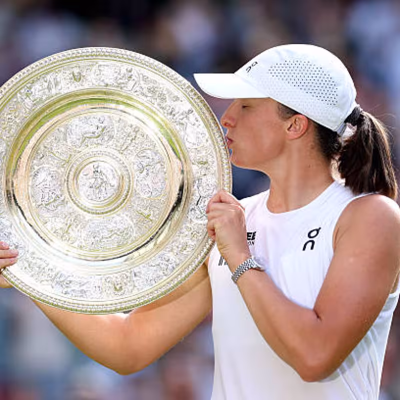 Swiatek: "If someone had told me that I would win Wimbledon this year, I wouldn't have believed it." Photo: Gettyimages