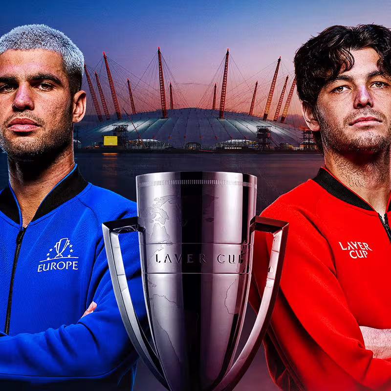 Alcaraz and Fritz, Laver Cup 2026. Photo: Laver Cup