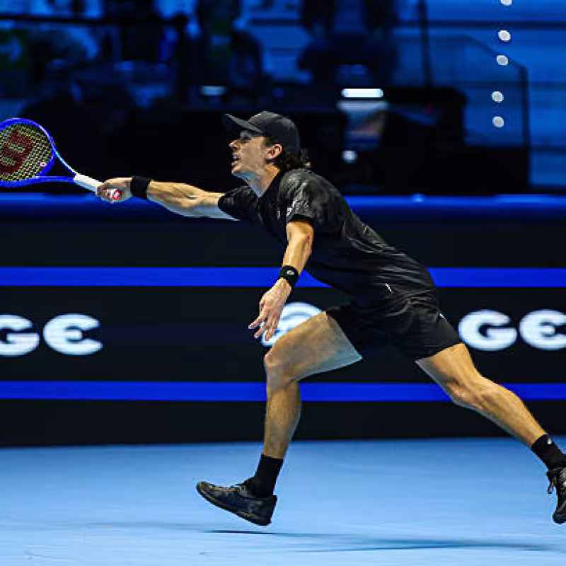 Alex de Minaur, tennis players in ATP Finals semifinals with a victory. Photo: gettyimages
