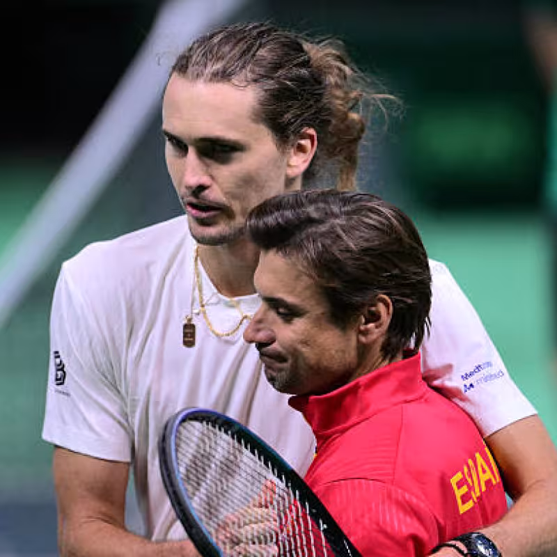 Zverev points out what impresses him about Munar: "It's fantastic to see his improvement." Photo: Getty