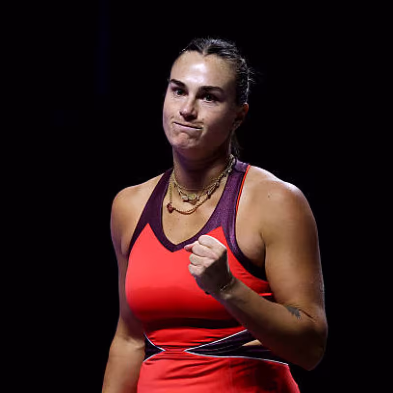 Aryna Sabalenka, Battle of the Sexes. Photo: gettyimages