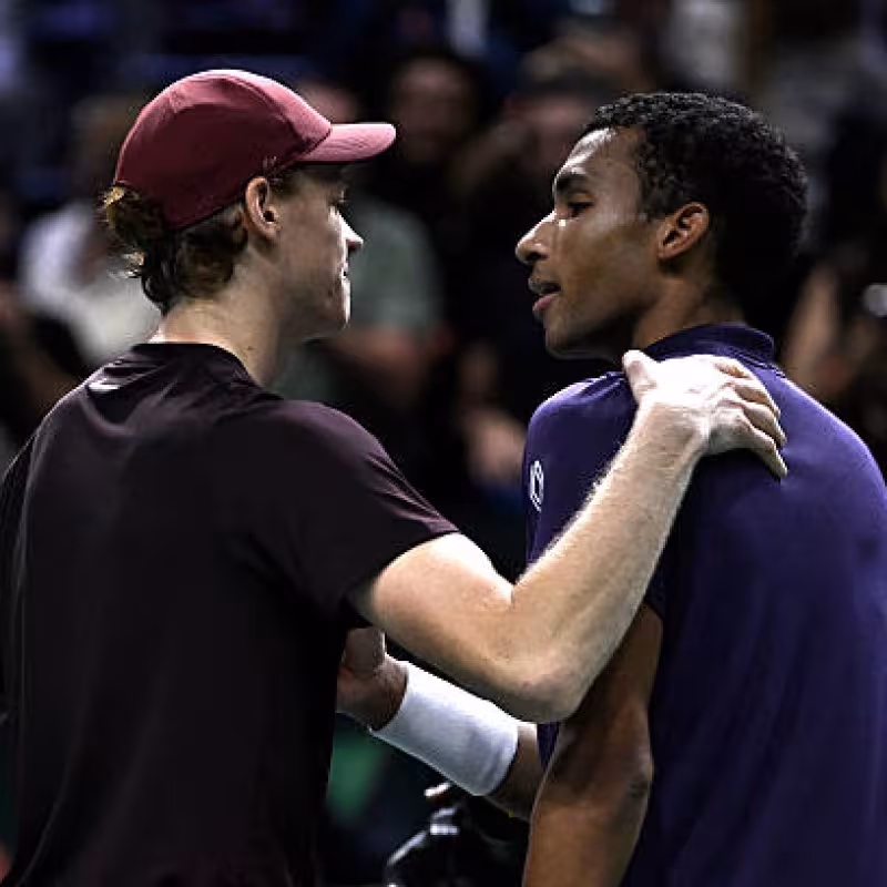 Auger-Aliassime praises Sinner. Photo: gettyimages