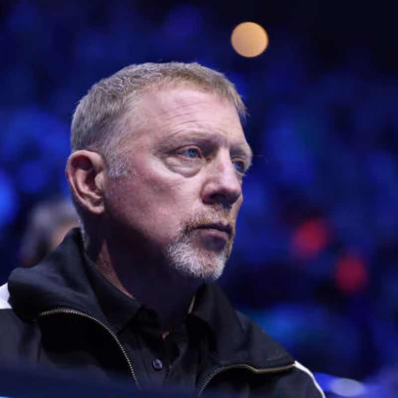 Boris Becker, coach of Sinner. Photo: gettyimages